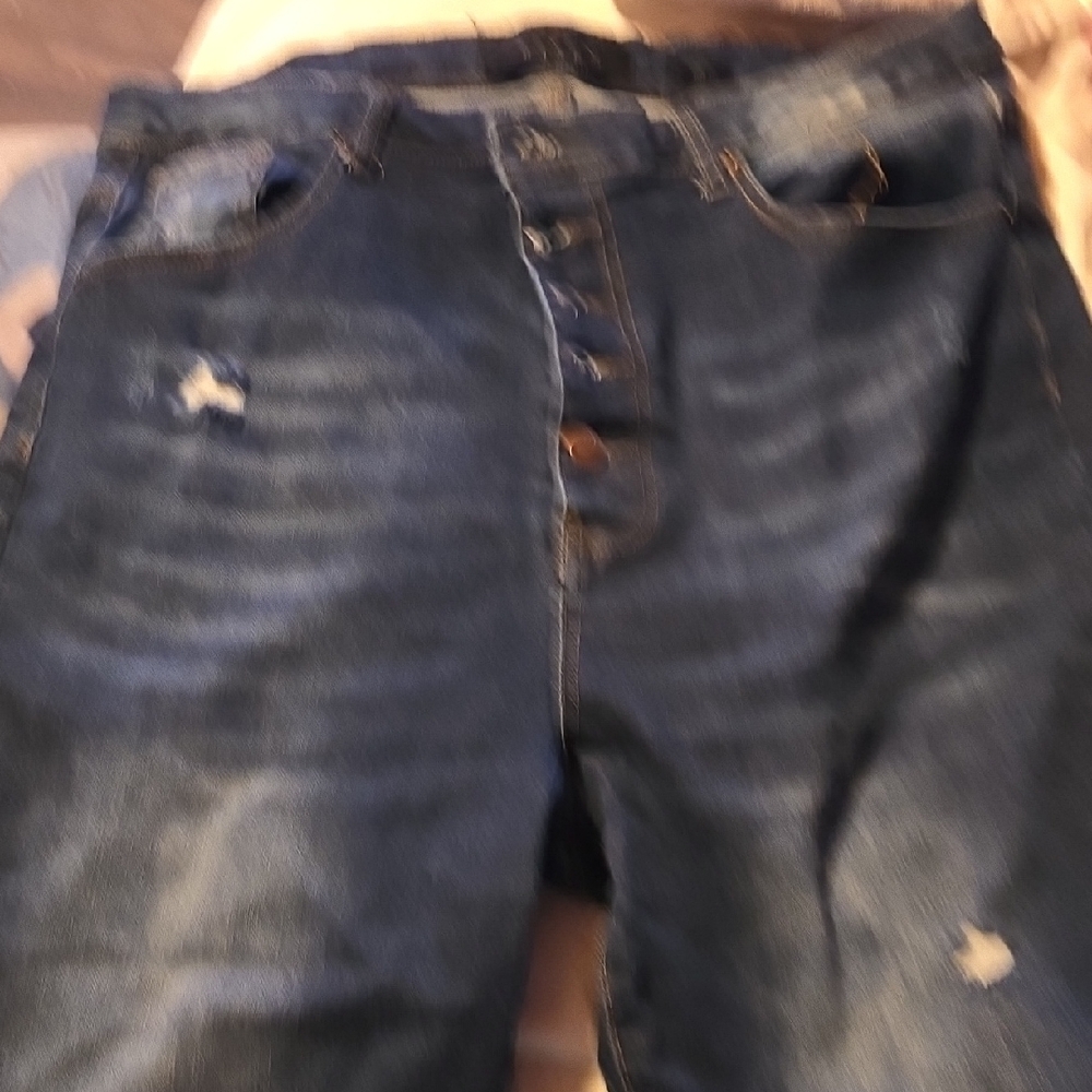 Women's Blue Denim Shorts